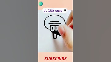 How to Draw Squidward Tentacles #shortdrawing #drawing #simpledrawing #easydrawing #drawingtutorial