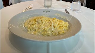 Eating the Original Fettuccini Alfredo 🇮🇹