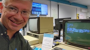BBC Micro Computer Doing Text to Speech