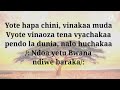 NDOA YETU NZIMA TMW 193 NDOA YETU NZIMA TMW 193