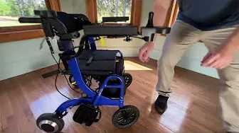 Changing the Wheelator from Walker to Wheelchair