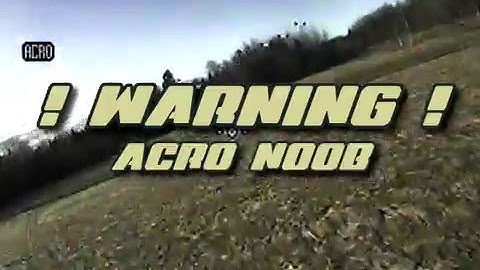 PID tuning and ACRO practice (DVR 640x480)