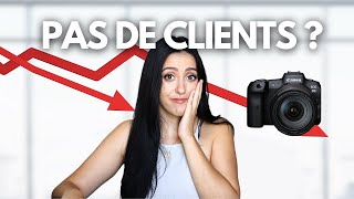 Ces 3 Erreurs t'Empêchent d'Avoir des Clients  devenir photographe pro