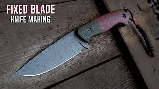 How to make a knife  fixed blade  Knife Making