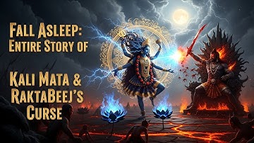 Fall Asleep to the ENTIRE Story of Kali Mata & Raktabeej | Hindu Story for Deep Sleep