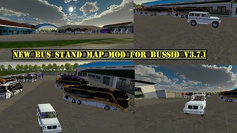 NEW BUS STAND MAP MOD FOR BUSSID V3.7.1