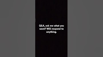 Short Q&A, leave your questions down in the comment section #qanda #question #comment #anything