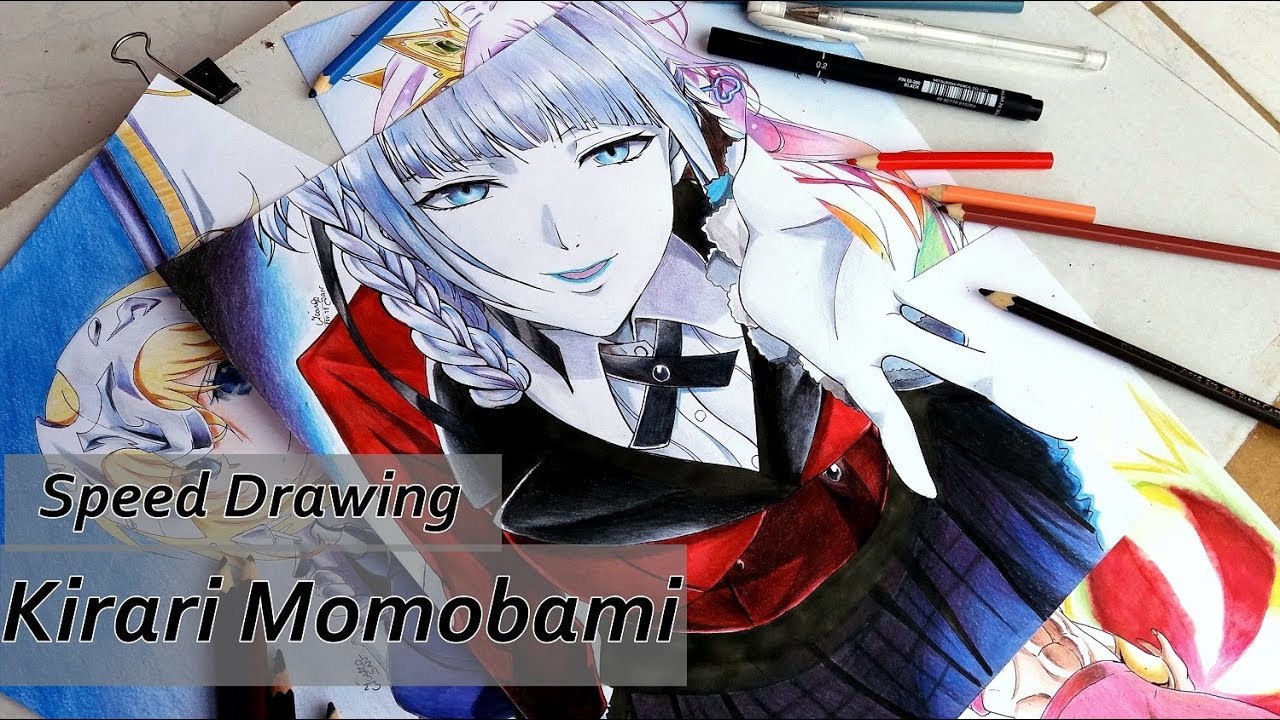 Featured image of post Kakegurui Kirari Momobami Drawing Kirari momobami is the main antagonist of kakegurui particularly serving as the main enemy inits first arc as well as the first season of its anime adapation