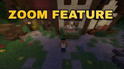 How to Add a Zoom Feature in Minecraft Bedrock!