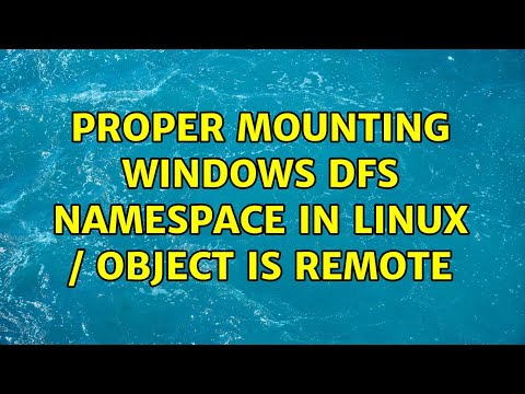 Proper mounting Windows