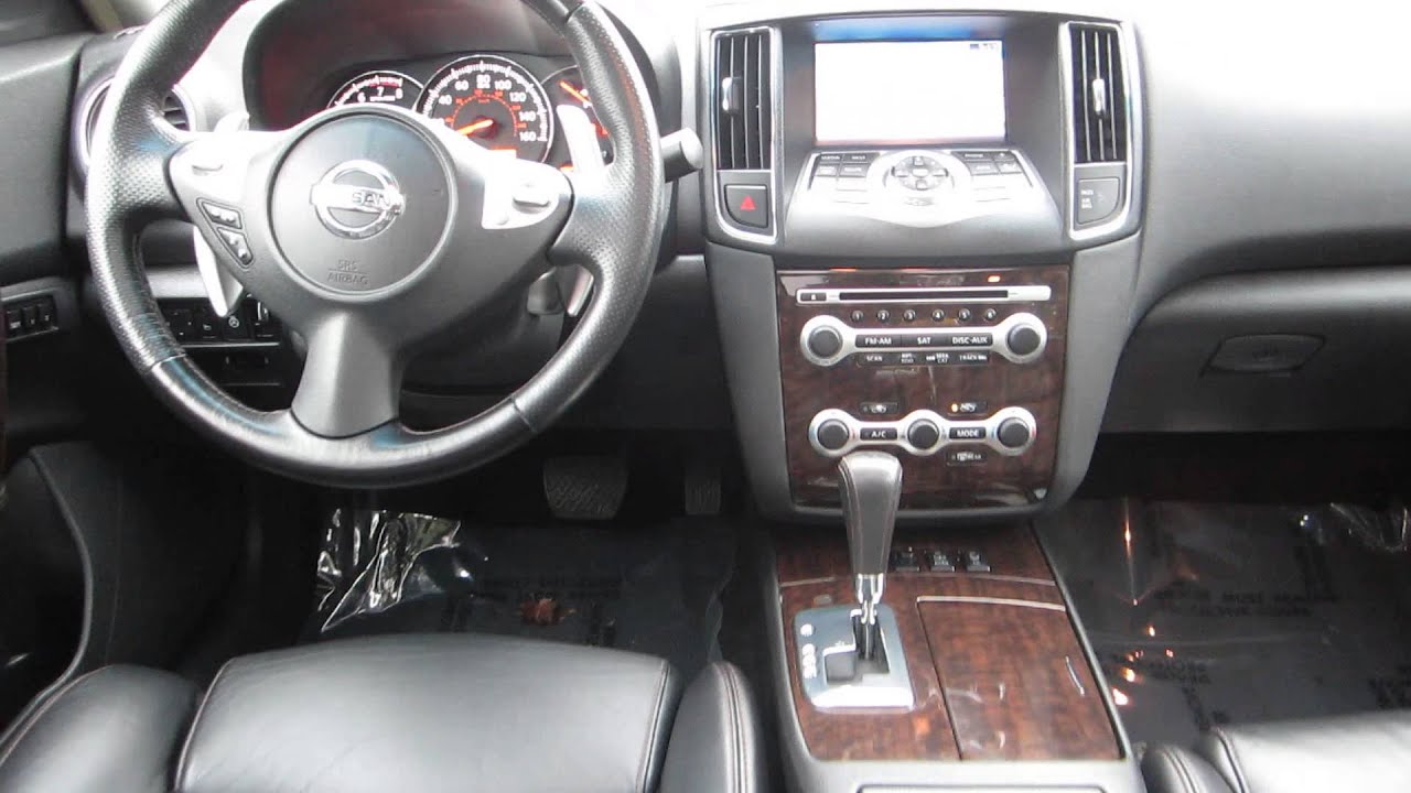 2011 Nissan Maxima White Pearl Stock 5258 Interior