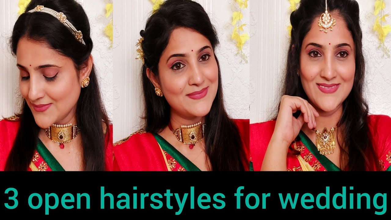 राजपूती बोरला खुले बालो मैं कैसे लगाए | How to wear Rakhdi with 4 hairstyle  - YouTube