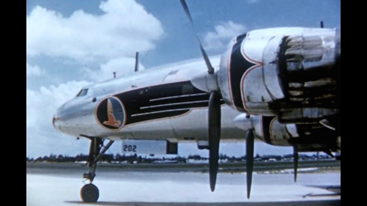 Eastern Lockheed L 1049 Super Constellation Promo Film 1953