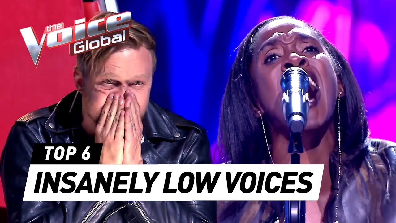 Most UNEXPECTED LOW & DEEP VOICES in The Voice