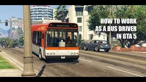 How To Work As A Bus Driver In GTA V  (fivem)