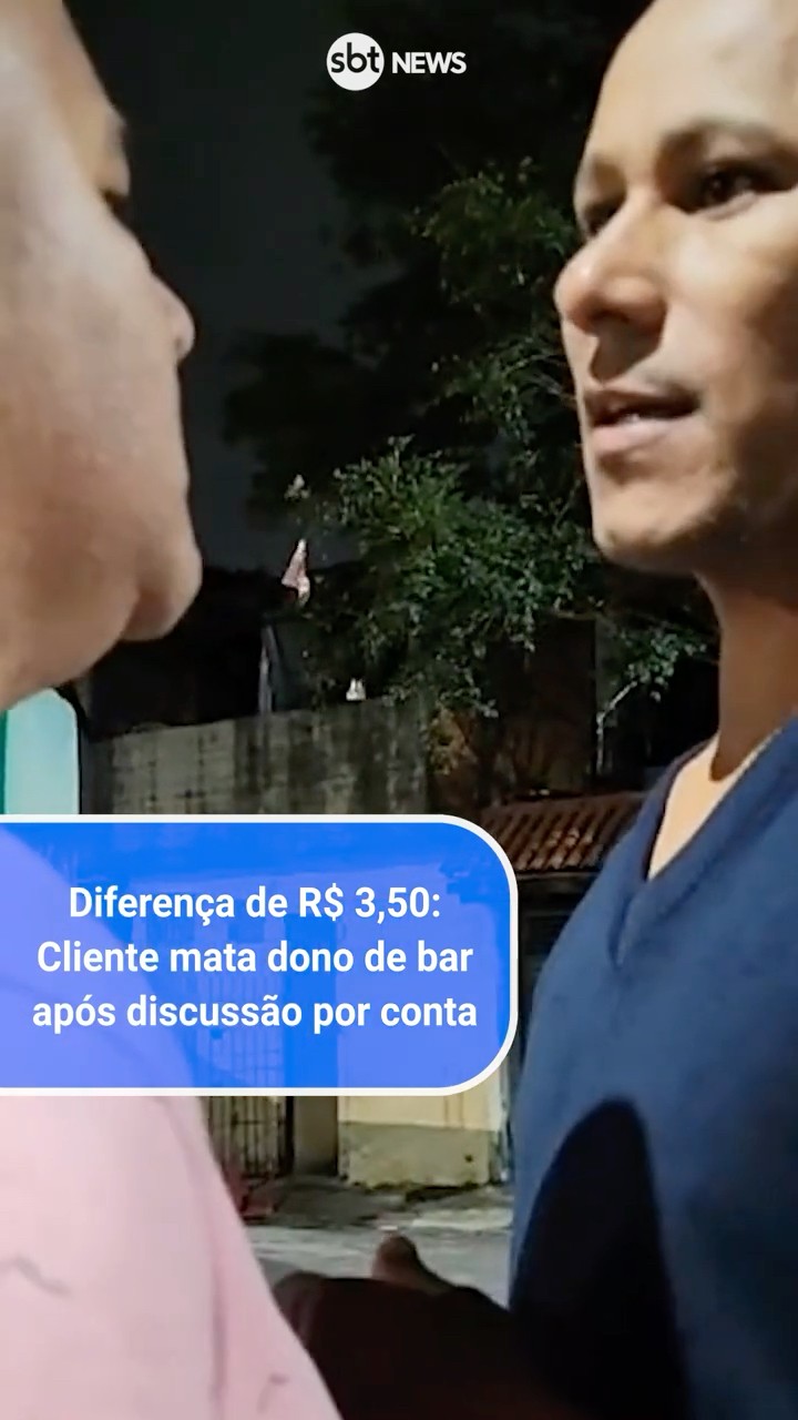 Diferença de R$ 3,50: Cliente mata dono de bar após discussão por conta