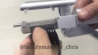 Tutorial of 6D Hair Extensions Machine   Beautymax Hair