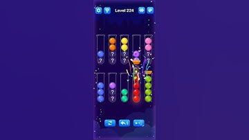 Ball Sort Puzzle level 224. #puzzle  #puzzlegame #strategy #gamer #games #game #gamers