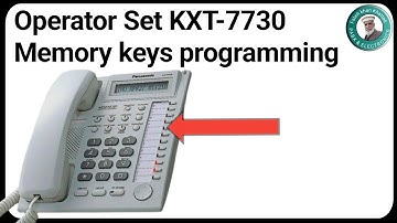 KX-T7730 | Operater Console | keys  programming