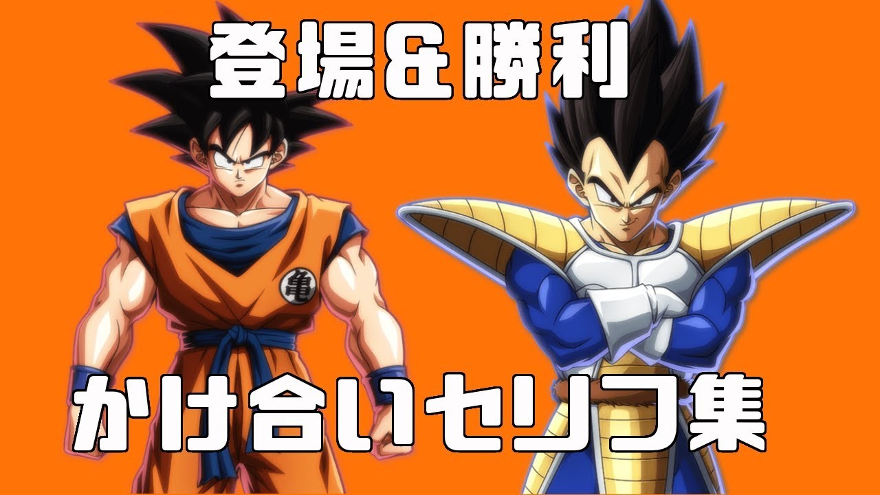 ドラゴンボールファイターズ 黒髪悟空 黒髪ベジータ 掛け合いセリフ リザルト 願い事集 Youtube