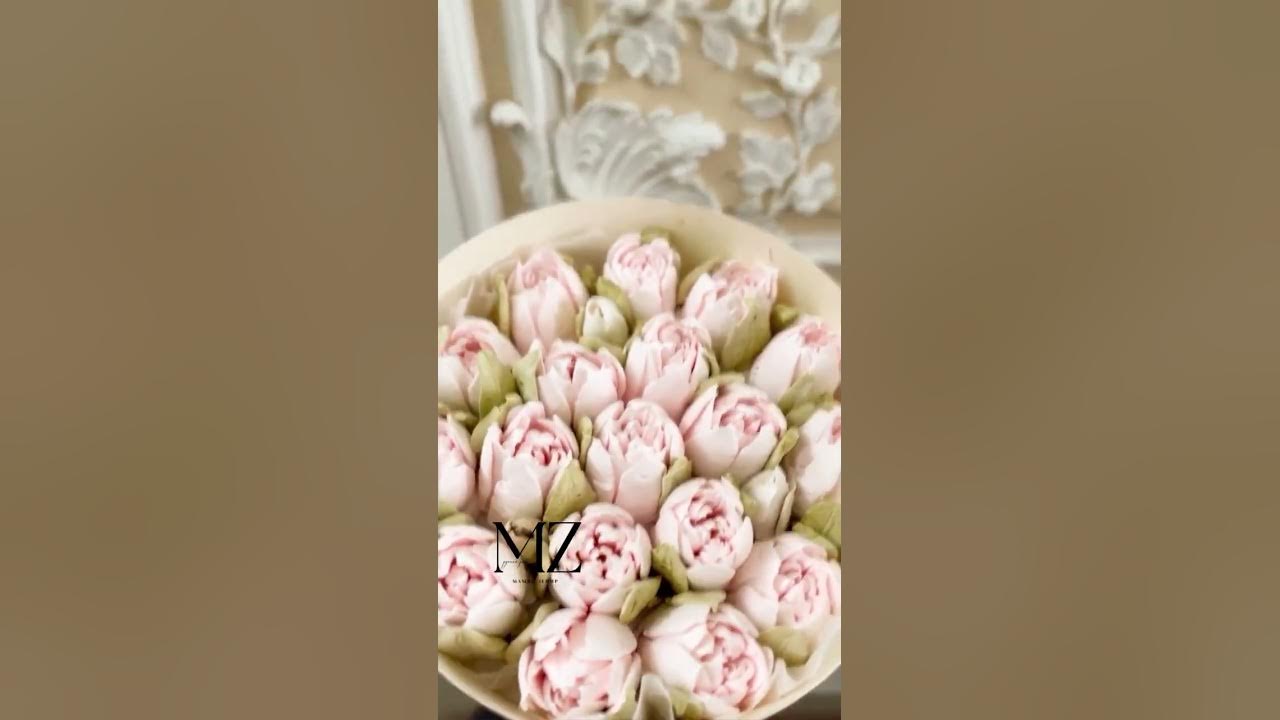 Тюльпаны из зефира. Обучение. #тюльпаныиззефира #зефирнаяфлористика ...
