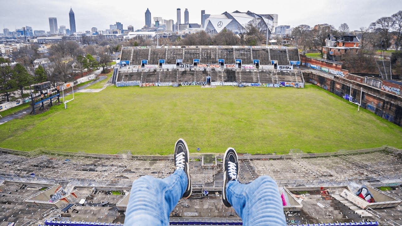 Exploring Abandoned Football Stadium YouTube