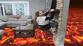 The Floor Is LAVA Scavenger Hunt With LOL Surprise Lights Glitter