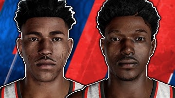 NBA 2K21 - David Johnson & Quentin Grimes Face Creation (2021 NBA Draft)