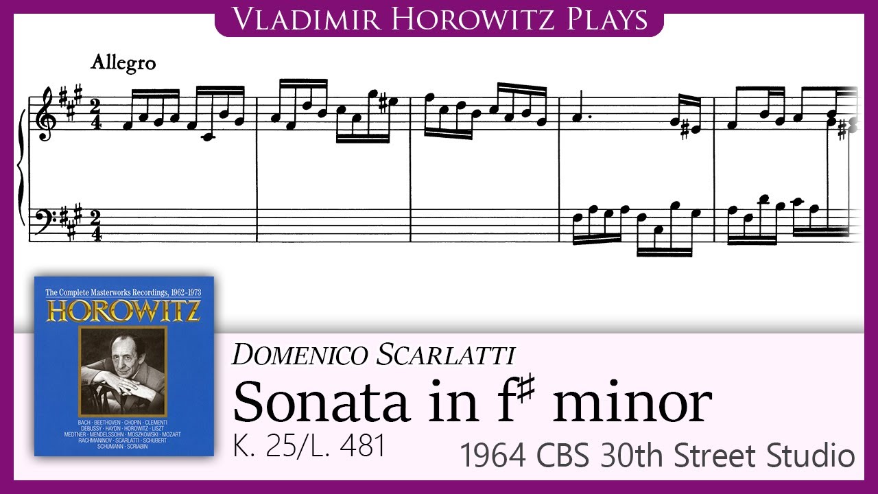 Selected Scarlatti Sonatas (Horowitz) - YouTube
