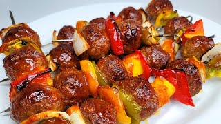 4th July bbq meatball skewers recipe