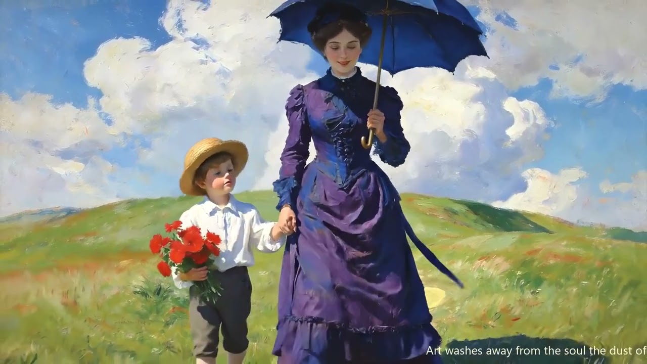 Visual Poems | Claude Monet: Immersed in 'The Poppy Field' | 4K