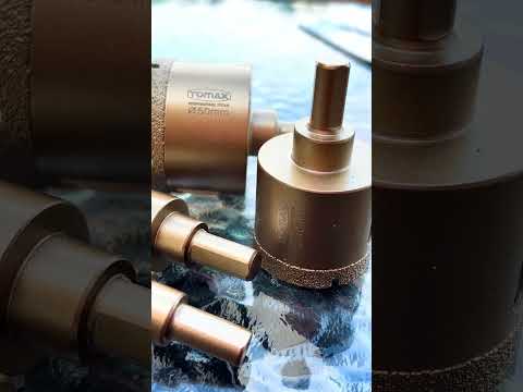 Коронки для керамогранита плитки 6 - 110 мм Набор 2 TOMAX 14 шт, видео 1