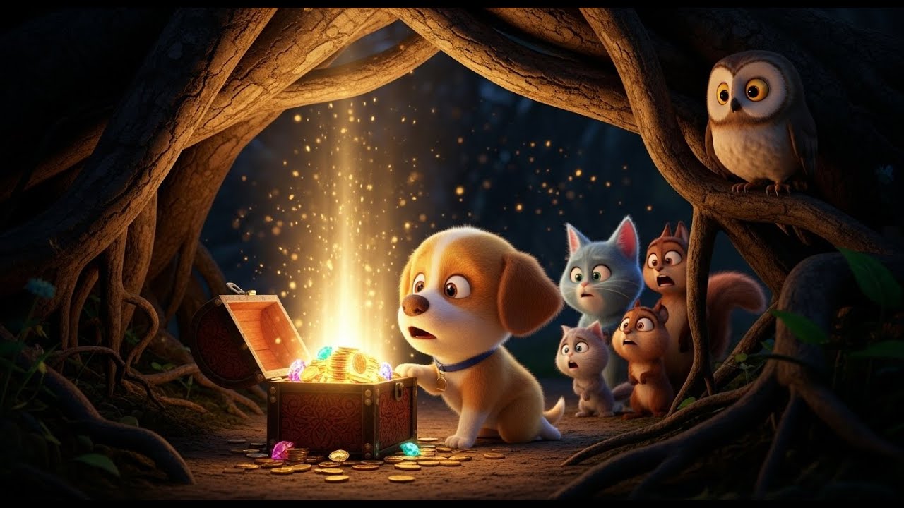 Жизнь щенка-героя | Сокровище, спрятанное под деревом