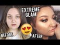 EXTREME GLAM TRANSFORMATION | SPOTLIGHT CUT CREASE TUTORIAL + NEW PRODUCTS!