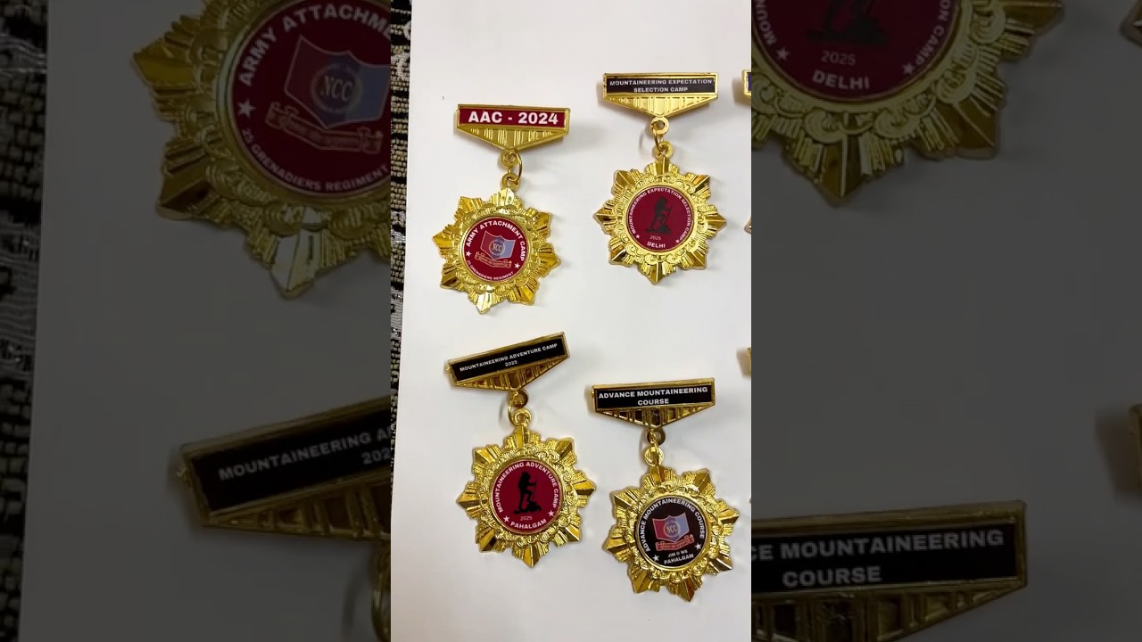 Army Attachment Camp NCC Badge 2025 | AAC Hanging Badge | Mission NCC Store