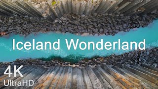 Iceland Wonderland - Relaxation 1 Hour Film - Relaxing Music - 4k Video UltraHD