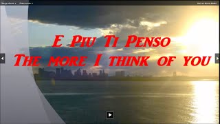 E Piu ti Penso by Ying Wu & Jim Sun