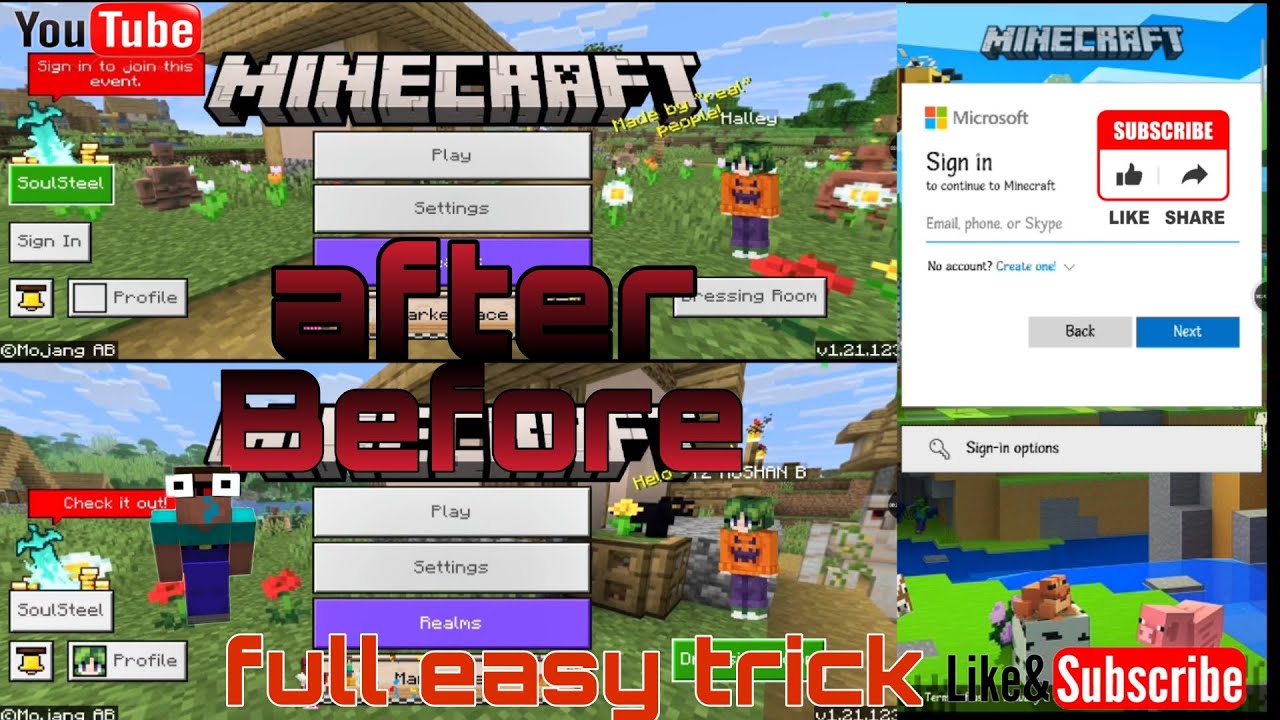 Minecraft delete Ho Jaane ya logout Ho Jaane ke bad Minecraft account Wapas Kaise login Karen. 😀😁