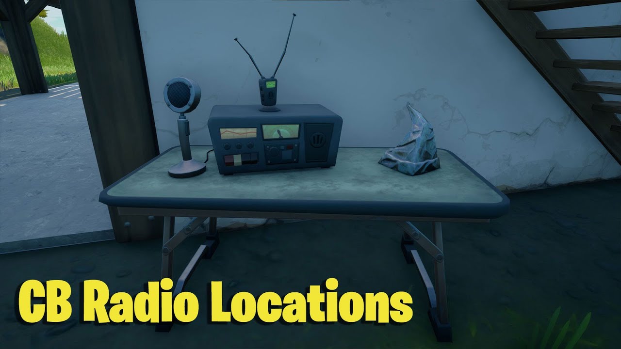 Where to find CB Radios in Fortnite [5 Locations] Chapter 2 Season 6 Week 11