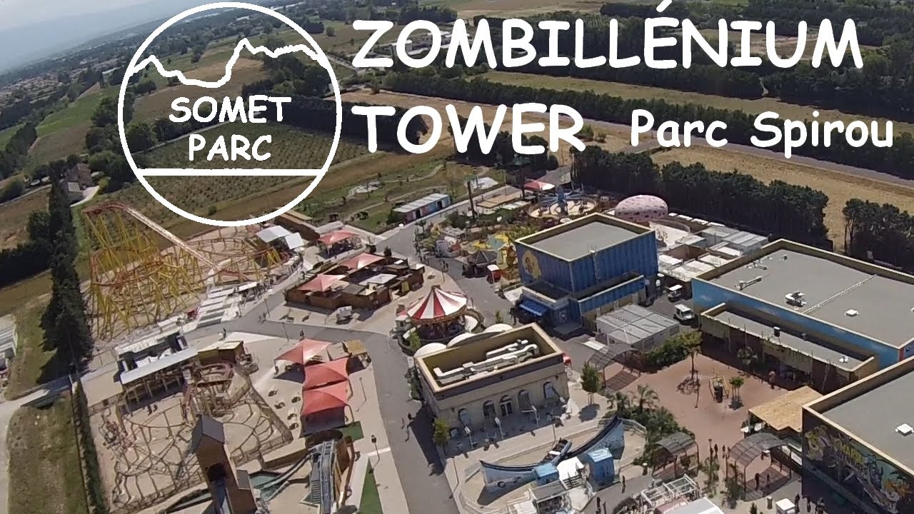 🎡 ZOMBILLENIUM TOWER Parc Spirou vidéo on ride