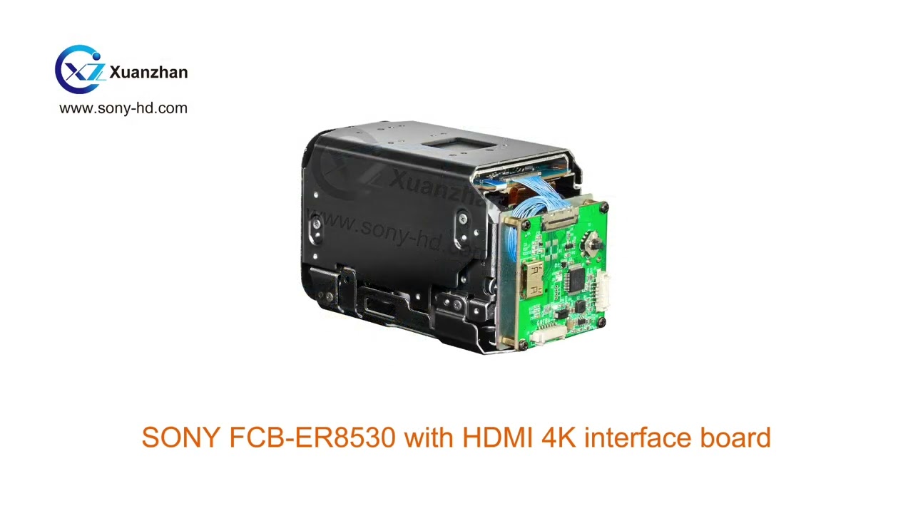 SONY Auto focus camera block FCB-ER8530 with HDMI 4K interface board