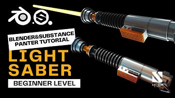 Game Asset | Lightsaber Blender/SubstancePainter