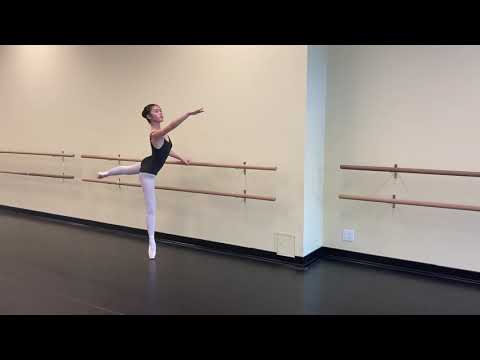 RAD Advanced 1 Pointe work- Poses and Fouettes