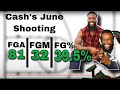 I STOLE JUNE FROM FLIGHT?! Cash June Shooting Chart! W & L's Record!