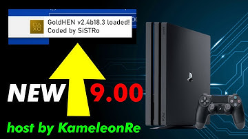 How to Update PS4 9.00 or Lower GoldHEN V 2.4b18.3 by Sistro