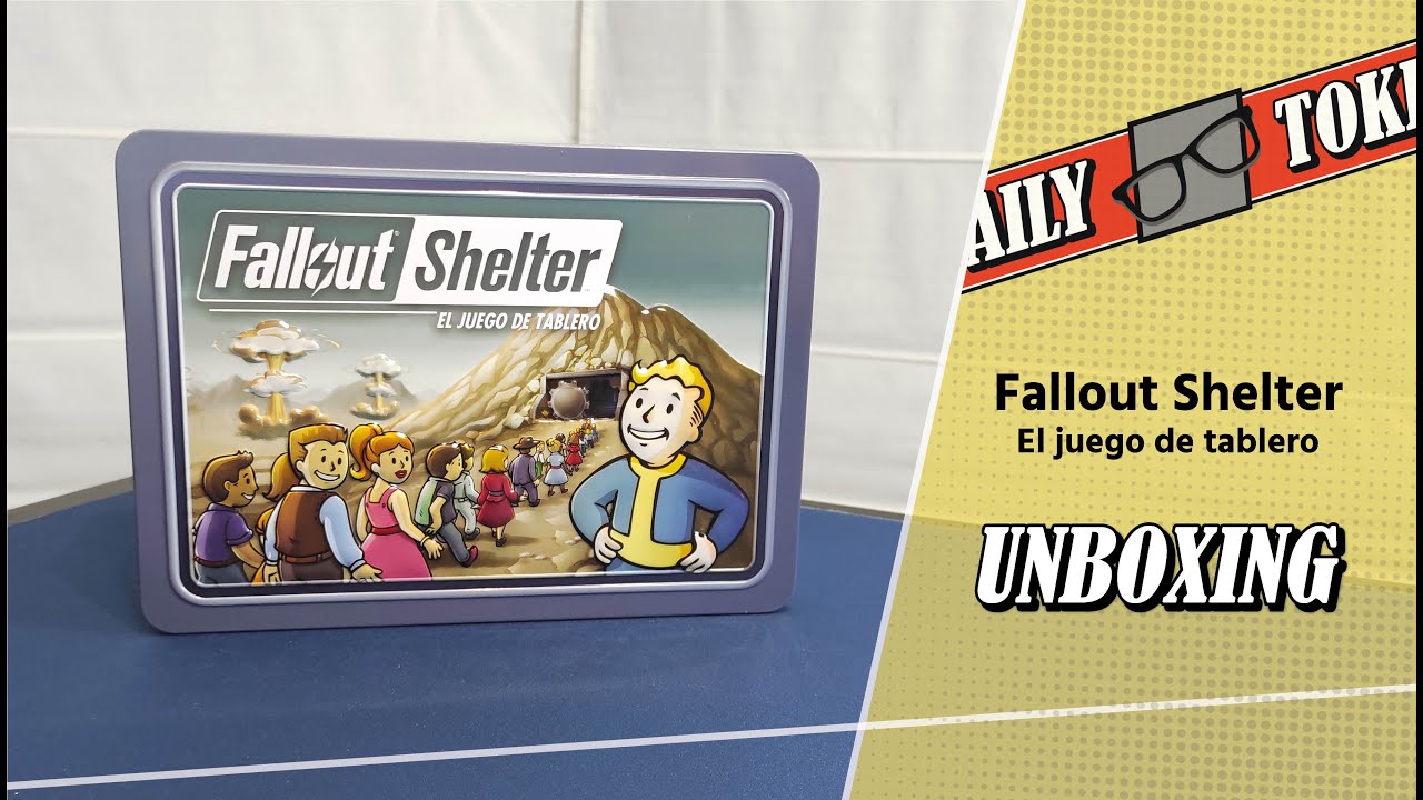 Fallout Shelter. El juego de tablero - Unboxing