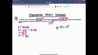 Exponential Decay Example 3