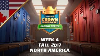 Clash Royale: Crown Championship NA Top 10 - Week Four | Fall 2017 Season