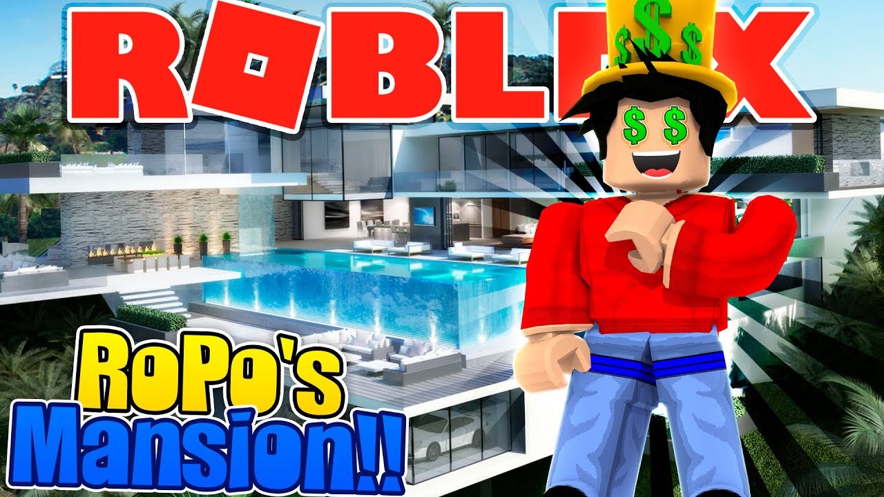 Roblox Ropo Buys A Mansion With All His Youtube Money Youtube