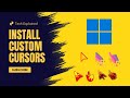How to apply custom cursors in Windows